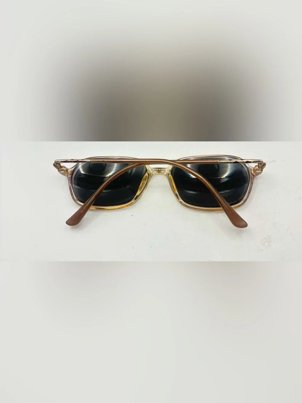 EN3655S Brown Oval Sunglasses Frames Only